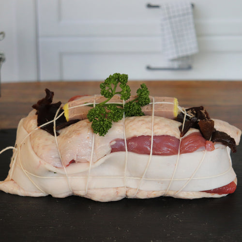 Filet de canard farci aux champignons - ACOMPTE